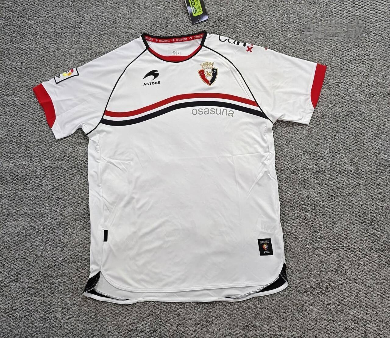 AAA Quality Osasuna 10/11 Away White Soccer Jersey